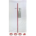 ZIPWALL ZipDoor ZDM Magnetic Door Kit, 1 Pack, White