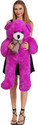 Ziraat Best Gift A Teddy Bear Purple Color Medium Size 3 Feet For Your Loved One  - 91.1 cm