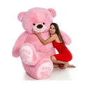 Ziraat KR SOFT TOYS LOVER teddy bear pink colors size 3 feet very soft teddy  - 0.5 inch (Pink)