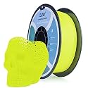 ZIRO Fluorescence PLA Filament, NOT Glow in The Dark,1.75mm 1kg Fluo Yellow