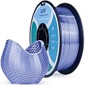 ZIRO Silk PLA Filament, Shiny 1.75mm 3D Printing Material, 1kg Violet