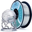 ZIRO PLA Filament 1.75mm, Shine Silk 3D Printing Material, 1KG Silver