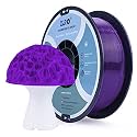 ZIRO Translucent PLA Filament 1.75mm, Fit Most FDM Printers, 1KG Purple
