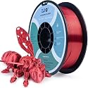 ZIRO PLA Filament 1.75mm, Shine Silk 3D Printing Material, 1KG Red