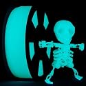 ZIRO Glow in The Dark Filament, Luminous 3D Printer Material, 1KG Cyan