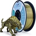 ZIRO PLA 3D Printer Filament, Shiny Glossy Surface, 1KG/2.2lb Spool, Bronze