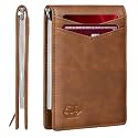 Zitahli Wallet for Men-6 Slots ID Window-Mens Wallets-Slim Wallet Classic Spring Money Clip RFID Blocking-Gift for Men