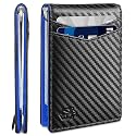 Zitahli Wallet for Men-6 Slots ID Window-Mens Wallets-Slim Wallet Classic Spring Money Clip RFID Blocking-Gift for Men