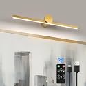 ZitoStory Battery Operated Picture Light with Remote,Wireless Dimmable Art Lights for Paintings Rechargeable Gallery Light Artwork Lighting for Canvas, Portrait (Gold,15.35'' Inch)