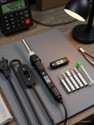 ZITRONIX Soldering Iron Kit Adjustable Temperature LCD 80W 220V Rapid 80 W Temperature Controlled