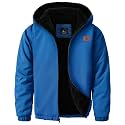 ZITY Boys Fleece Jacket Sherpa Lined Zip Up Hoodie