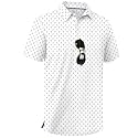 ZITY Men's Golf Shirts Short Sleeve Print Patterns Casual Collared Polo