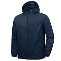 ZITY Men's Lightweight Waterproof Rain Jacket Hooded Windbreaker Raincoat Packable for Outdoor Hiking