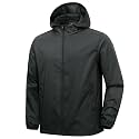 ZITY Men's Lightweight Waterproof Rain Jacket Hooded Windbreaker Raincoat Packable for Outdoor Hiking