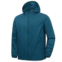 ZITY Men's Lightweight Waterproof Rain Jacket Hooded Windbreaker Raincoat Packable for Outdoor Hiking