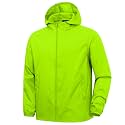ZITY Men's Lightweight Waterproof Rain Jacket Hooded Windbreaker Raincoat Packable for Outdoor Hiking