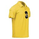 ZITY Mens Polo Shirt Short Sleeve Moisture Wicking Athletic Golf Polos