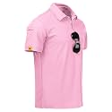 ZITY Mens Polo Shirt Short Sleeve Moisture Wicking Athletic Golf Polos