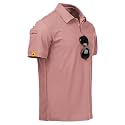 ZITY Mens Polo Shirt Short Sleeve Moisture Wicking Athletic Golf Polos