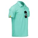 ZITY Mens Polo Shirt Short Sleeve Moisture Wicking Athletic Golf Polos