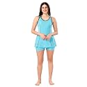 ZIUM 4-Way Lycra one Piece Women Swimsuit: A-line with Attached Cycling Shorts &amp; Padded with Lining