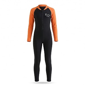 ZIUM Girls 4 Way Lycra Swimsuit Cum