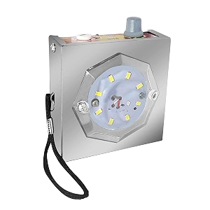 zium high lumen led emergency light for home rechargeable auto cut charging 2200 mah battery micro usb charging point square