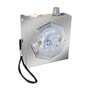 ZIUM High Lumen LED Emergency Light for Home Rechargeable (Auto Cut Charging, 2200 mAh Battery, Micro USB Charging Point) (Square)