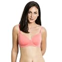 Zivame Padded Wired 34th Coverage T-Shirt Bra-Anthracite