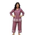 Zivba Global Ethnic Roman Silk Co-Ord Set