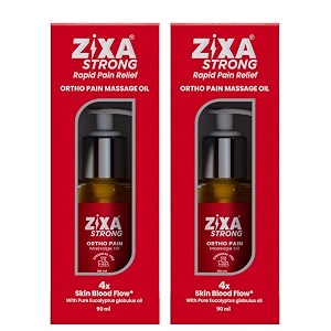 strong ortho pain massage oil herbal cold-pressed oils for joint knee back muscle shoulder and body pain - chemical-free ayurvedic science - 90ml pack of 2