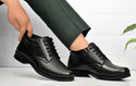 Zixer Leather Mid-Top Formal Shoes MensOffice Leather