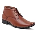 Zixer Synthetic Leather Ankle Formal Shoes Men