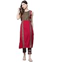 ZIYAA Women39s Crepe Salwar Suit Set