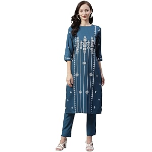 ZIYAA Womens Rayon Salwar Suit Set