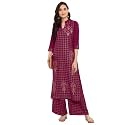 ZIYAA Women39s Crepe Ethnic Set