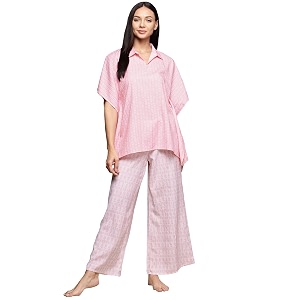 ZIYAA Women Womens Orange Rayon Night Suit