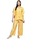 ZIYAA Women Women39s Orange Rayon Night Suit