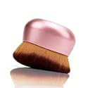 ZJchao Self Tanner Brush, Tanning Applicator Brush Soft Hair Wave Shaped Head for Body Foundation &amp; Makeup, Blending Applicator for Tanner (Rose Gold)