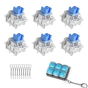zjmehty outemugaote blue switches for mx mechanical gaming keyboard3-pin clickyrgbdiy replaceabledustproof switches1000pcs