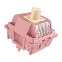 Zjmehty Outemu(Gaote) Red Bean Creamy Keyboard Switches with Diffuser for MX Mechanical Keyboards,Linear Pre-Lubricated Switches (108PCS)