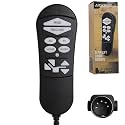 ZKAD-5 5 Pin Lift Chair Remote Only Fit for 2 Motors Golden and Ultra Comfort Chairs with 11 Button(Include SIT or Home, Not Twilight) Remote, Recliner Hand Control Part 5-Years Free Replacement
