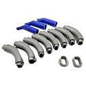 13PCS Intake Valve Carbon Cleaning Walnut Blasting Adapter for BMW VW Ford