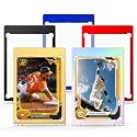 ZLCA 5ct Colored Magnetic Card Holder, 130PT One Touch Card Holder
