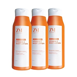 zm zayn amp myza vitamin c body lotion comboglow revivingskin brightening body lotion for radiant skinmoisturizing amp hydratingwith shea butter amp niacinamidefor all skin typespack of 3100 ml x 3