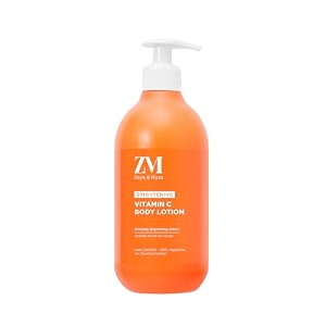 zm zayn amp myza vitamin c body lotion  glow reviving  skin brightening body lotion for radiant skin  moisturizing amp hydrating  with shea butter amp niacinamide  for all skin types - 450 ml