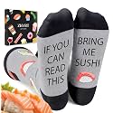 Zmart if You Can Read This - Popcorn Pickle Bacon Avocado Sushi Pizza Socks Gifts for Men