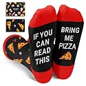 Zmart if You Can Read This - Popcorn Pickle Bacon Avocado Sushi Pizza Socks Gifts for Men