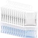 ZMFH 10 Pack Moisture Absorber Hanging Bags, No Scent Max Odor Eliminator, 220g Dehumidification Bags for Closets, Bathrooms, Laundry Rooms, Pantries, Storage