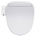 ZMJH 236D Bidet Toilet Seat - Endless Warm Water, Heated Seat & Vortex Wash, Dual Front/Rear Cleaning, Warm Air Dryer, LED Night Light, Electric-Powered(Round)